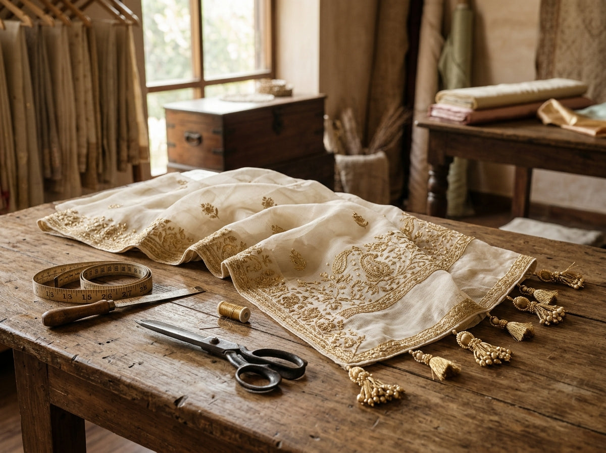 Artisanal Saree Customization Atelier