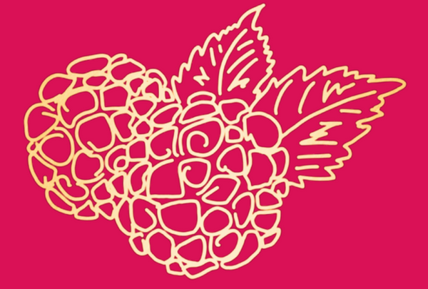 Label Raspberry Crisp